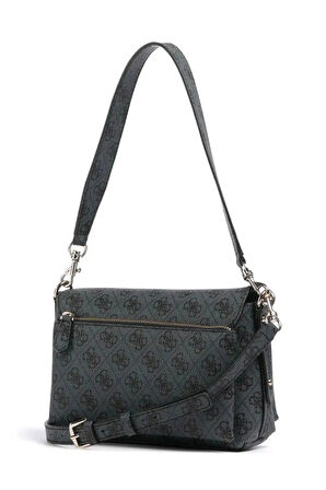 Guess Kadın Antrasit Brenton Eco Omuz Çantası