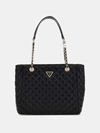Guess Kadın Siyah Giully Büyük Tote Çanta
