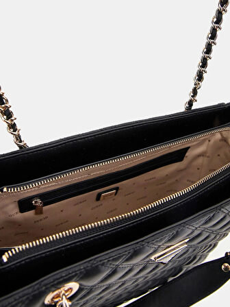 Guess Kadın Siyah Giully Büyük Tote Çanta