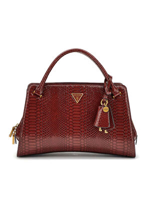 Kadın Desenli El Çantası - Kahverengi | undefined