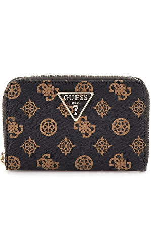 Guess Kadın Kahverengi Laurel 4G Logolu Cüzdan