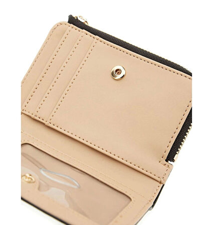 Guess Kadın Kahverengi Laurel Fermuarlı Kartlık