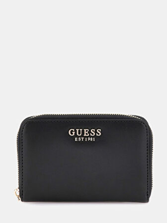 Guess Kadın Siyah Laurel Orta Boy Fermuarlı Cüzdan