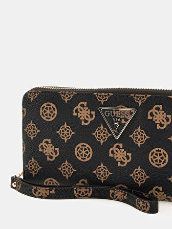 Guess Kadın Melon Renk Laurel Büyük Fermuarlı Cüzdan