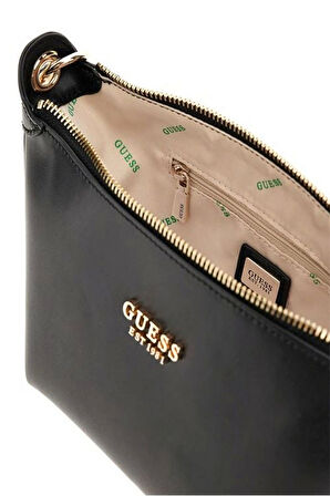 Guess Kadın Siyah Eco Evaine Omuz Çantası