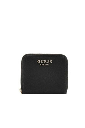 Guess Kadın Siyah Laurel Logolu Mini Cüzdan