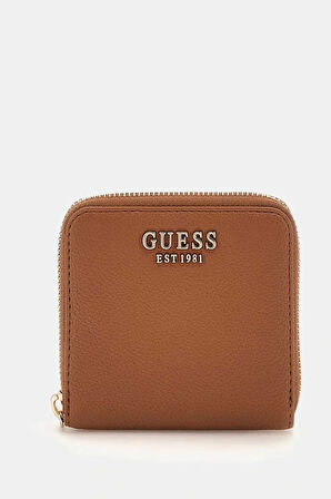 Guess Kadın Kahverengi Laurel Logolu Mini Cüzdan