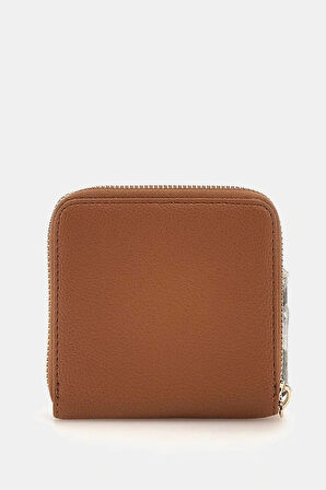 Guess Kadın Kahverengi Laurel Logolu Mini Cüzdan