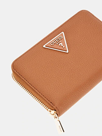 Guess Kadın Kahverengi Laurel Orta Boy Fermuarlı Cüzdan