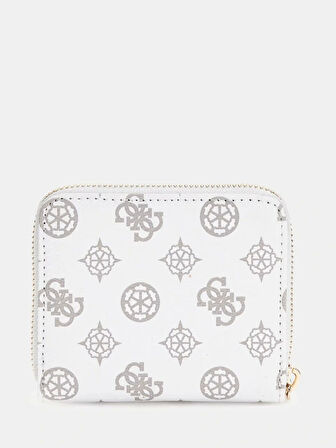 Guess Kadın Beyaz Laurel 4G Logolu Cüzdan