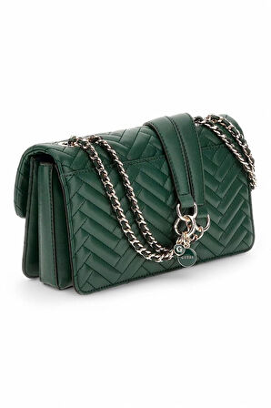 Guess Anning Yeşil Kadın Omuz Çantası HWQG9508210