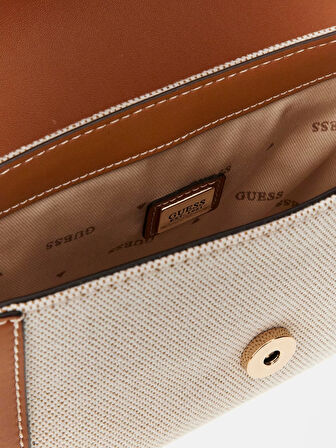 Guess Sebina Logo Yazılı Mini Kadın Çapraz Çanta HWAG9524190