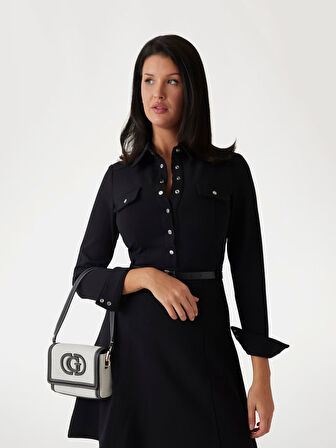 Guess Sebina Logo Yazılı Mini Kadın Çapraz Çanta HWAG9524190