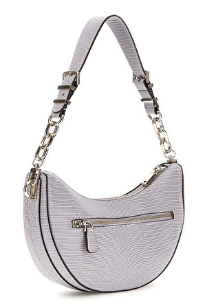 Guess Kadın Gri Orlina Desenli Omuz Çantası