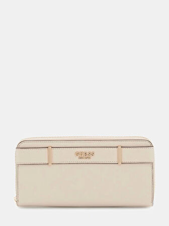 Guess Kadın Taupe Anadela Büyük Fermuarlı Cüzdan