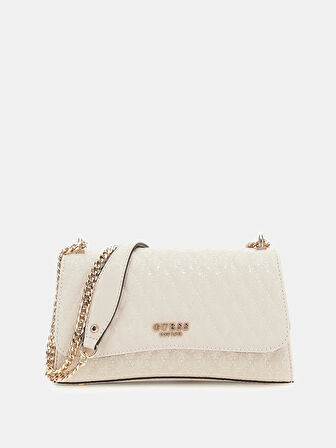 Guess Kadın Taba Betula Dönüştürülebilir Flap Crossbody Çant