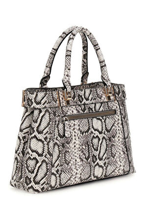 Guess Kadın Kahverengi Anadela Üç Bölmeli Satchel Çanta