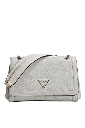 Guess Kadın Mavi Noelle Dönüştürülebilir Flap Crossbody Çant
