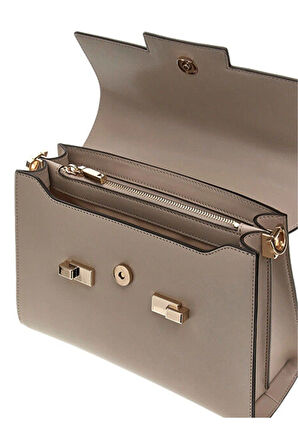 Guess Kadın Kahverengi Taba Eco Aldith El Saplı Flap Çanta