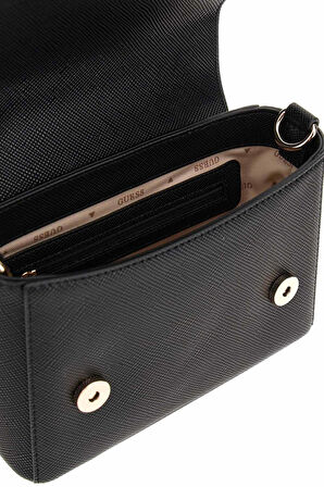 Kadın Fedana Top Handle Fl Omuz Çantası - Siyah | undefined
