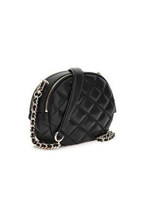 Kadın Tamsin Double Zip Çapraz Çanta - Siyah | undefined