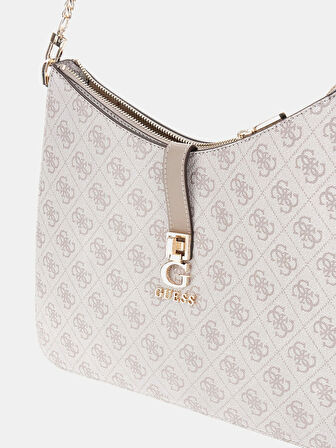 Guess Kadın Koyu Kahverengi Zamira Hobo Omuz Çantası