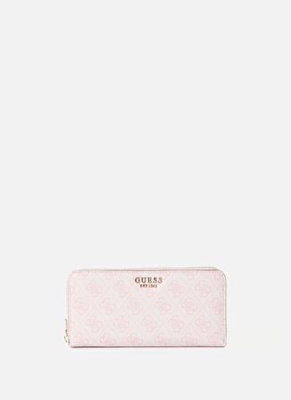 Guess Kadın Pembe Zamira Büyük Fermuarlı Cüzdan