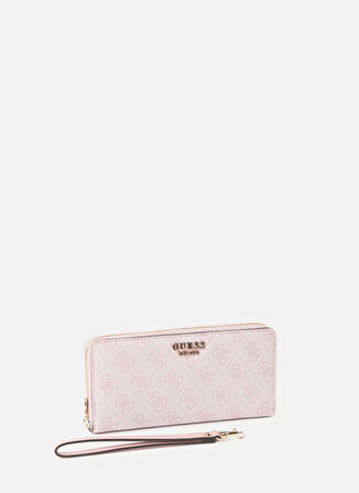 Guess Kadın Pembe Zamira Büyük Fermuarlı Cüzdan