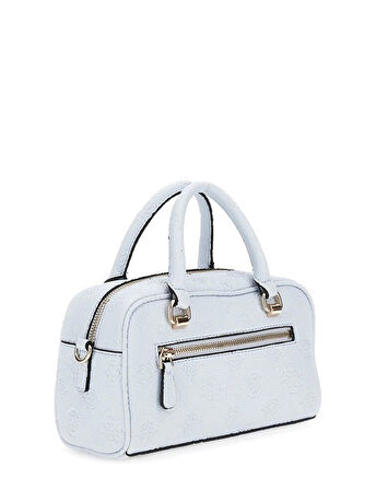 Guess Kadın Pembe-Beyaz Cresidia Küçük Satchel Çanta