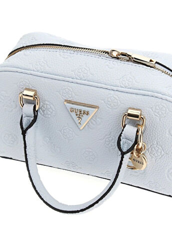 Guess Kadın Pembe-Beyaz Cresidia Küçük Satchel Çanta