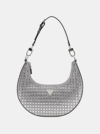 Guess Kadın Gri Lua Küçük Hobo Çanta