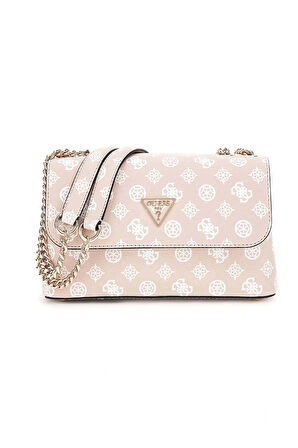 Guess Kadın Bej Eco Erica Dönüştürülebilir Flap Crossb