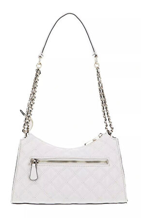 Guess Kadın Ekru Giully Üstten Fermuarlı Omuz Çantası