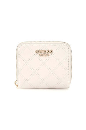 Guess Kadın Krem Giully Küçük Fermuarlı Cüzdan