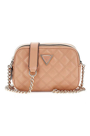 Guess Kadın Bej Giully Kamera Çantası