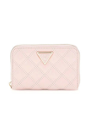 Guess Kadın Pembe Giully Orta Boy Fermuarlı Cüzdan