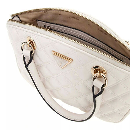 Guess Kadın Ekru Giully Mini Satchel Çanta