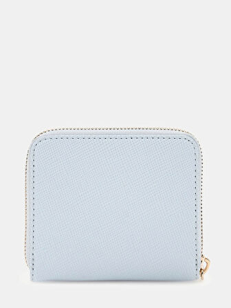 Guess Kadın Mavi Laurel Küçük Fermuarlı Cüzdan