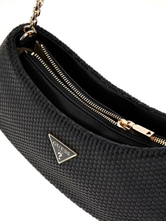 Guess Kadın Phaedra Top Fermuarlı  Siyah  Omuz Çantası