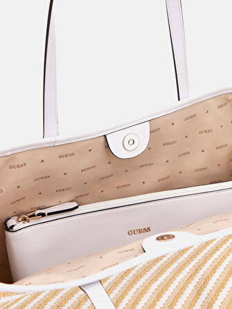 Guess Vikky Raffia Kadın Omuz Çantası HWWS9318290