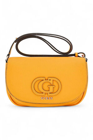 Guess Calebra Sarı Kadın Çapraz Askılı Çanta HWBG9536021
