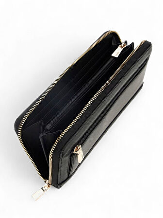 Guess Giully II Slg Siyah Kadın Cüzdan SWQG9673146