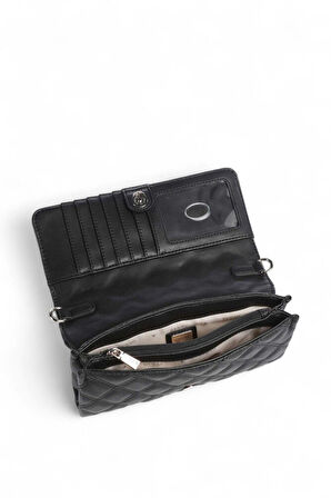 Guess Giully II Siyah Kadın Çapraz Askılı Çanta HWQG9673750