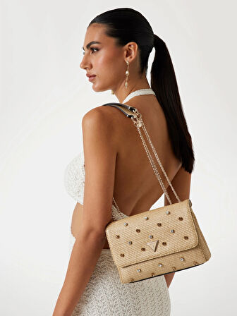 Guess Giully Kadın Natural Omuz Çantası HWWE9673200-NAT