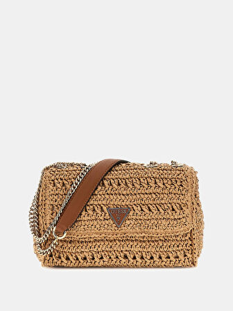 Guess Liguria Kadın Çok Renkli Hasır Omuz Çantası HWWG8685210-NTC