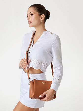 Guess Noelle II Tri Comp Kadın Çapraz Askılı Çanta HWZG9672120
