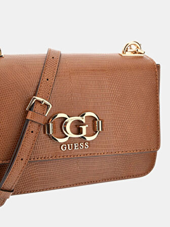 Guess Anadela Kadın Kahverengi Omuz Çantası HWKG9624200-COG
