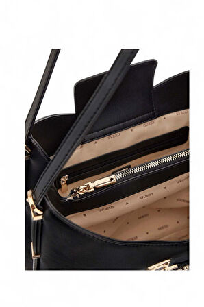 Guess Lefia Siyah Kadın Omuz Çantası HWBG9644020