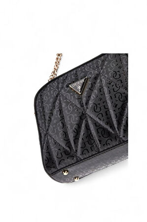 Guess Aldina Siyah Kadın Çapraz Askılı Çanta HWGG9663140
