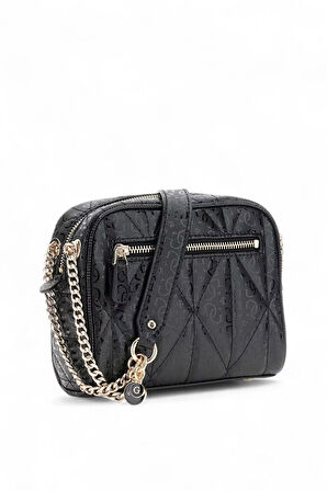 Guess Aldina Siyah Kadın Çapraz Askılı Çanta HWGG9663140